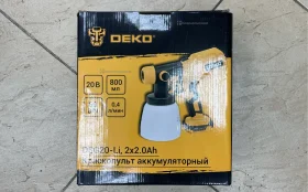 Купить Аккумуляторный Краскопульт Deko DSG20 б/у , в Набережные Челны Цена:2790рублей