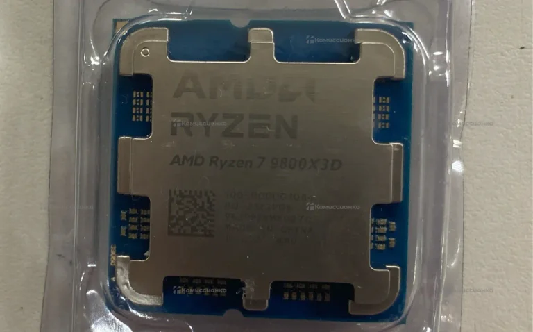Процессор AMD Razen 7-9800X3D
