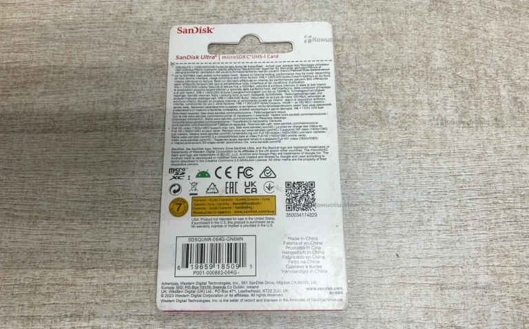 Карта памяти SanDisk 64GB