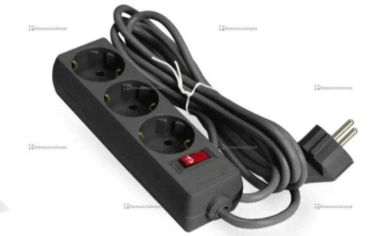 сетевой фильтр POWER-SOCKET 3 розетки