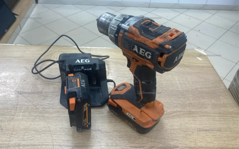 Шуруповерт AEG BSB18C2BL