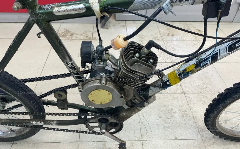 Бензиновый велосипед