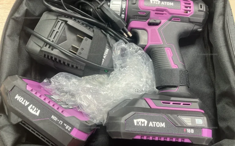 Шуруповерт КМ Атом 18 В (CID-184BL)