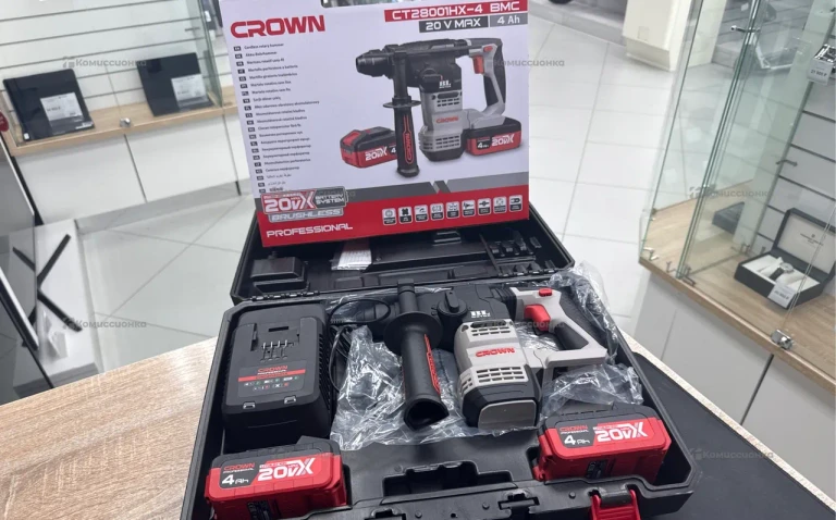 Аккумуляторный перфоратор CROWN CT28001HX-4 BMC