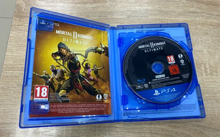 диск PS4 mortal kombat 11 ultimate