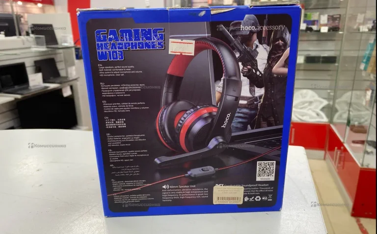 Наушники компьютерные проводные hoco w103