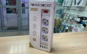 Купить Удлинитель Power Socket 2500W 3 розетки б/у , в Нижний Новгород Цена:590рублей