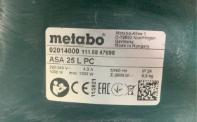 Купить Строительный пылесос  Metabo ASA 25 L PC б/у , в Рязань Цена:13900рублей