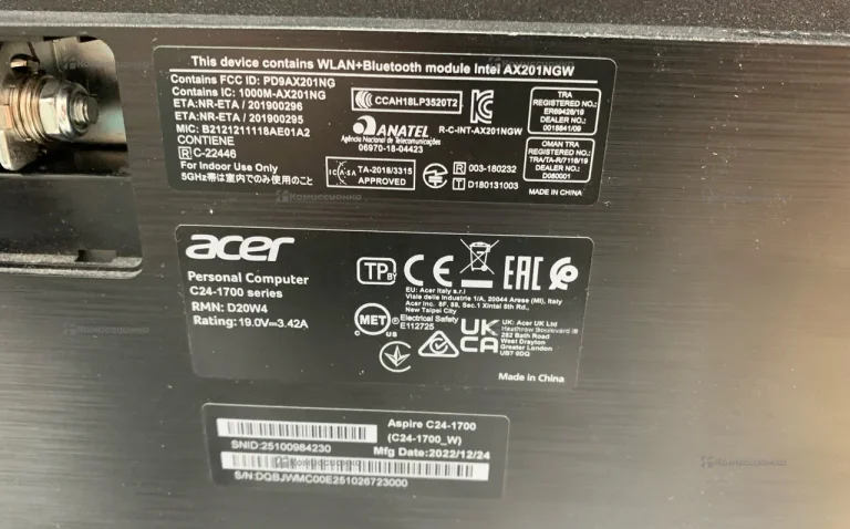 Моноблок Acer C24-1700