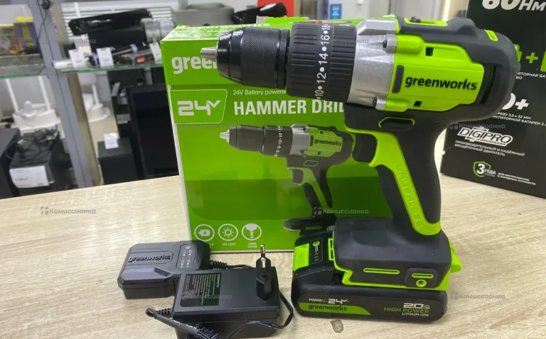 Шуруповерт Greenworks GD24DD60