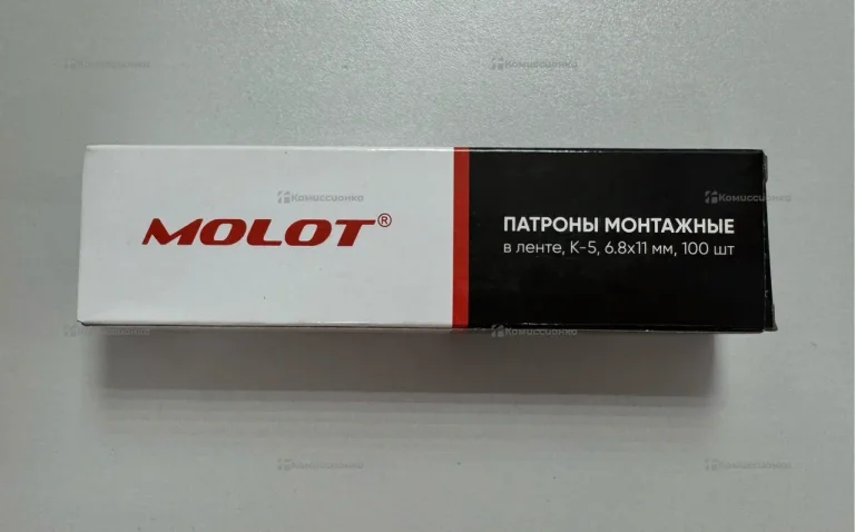 Патроны монтажные Molot K-5 6.8x11мм 100шт.