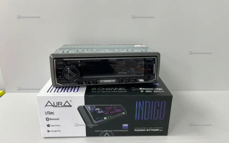 Автомагнитола  aura indigo-877DSP