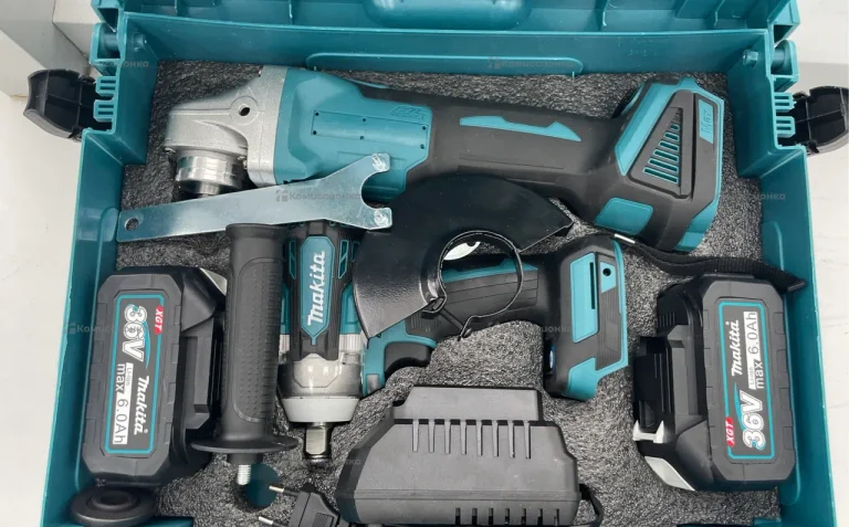 УШМ Набор 2 в 1 гайковерт и ушм акккумуляторные