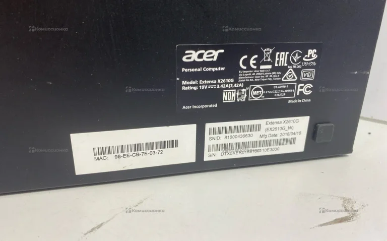 Системный блок  Acer Extensa