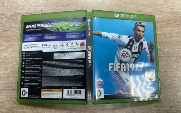 диск xbox fifa 19