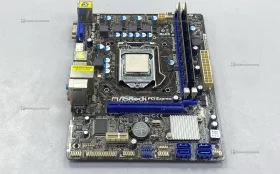 Купить Материнская плата AsRock H62M-HVS + процессор Int б/у , в Челябинск Цена:1900рублей