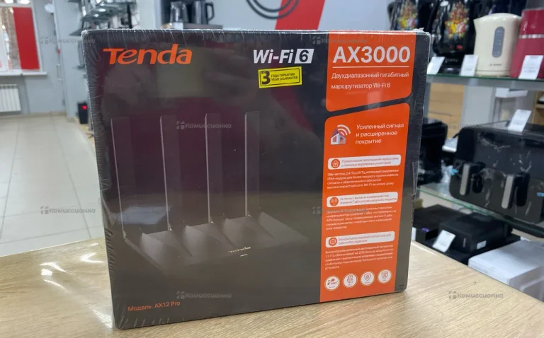 Wi-Fi роутер Tenda AX12 Pro