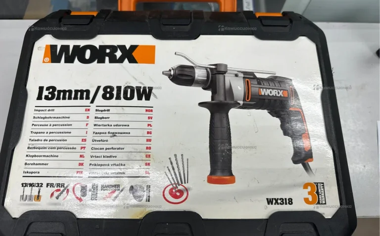 Дрель ударная Worx WX318