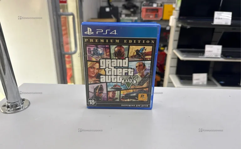 диск ps4 grand theft auto five ps4