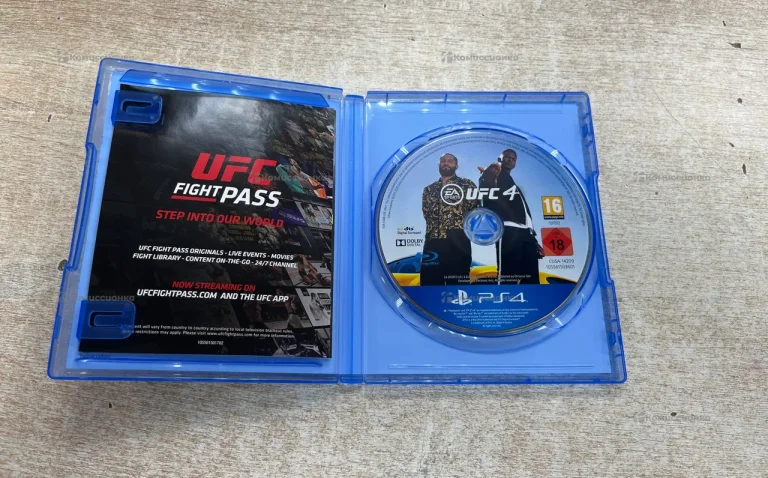 ps4 диск. UFC 4