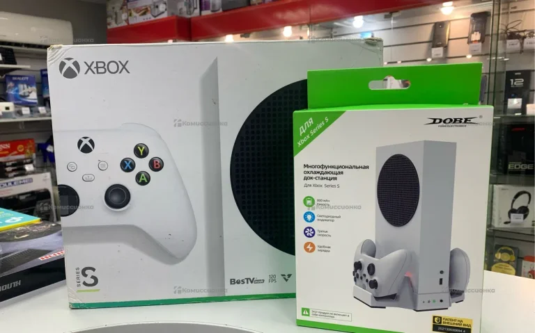 Приставка XBox Series S 512gb + зарядная станция