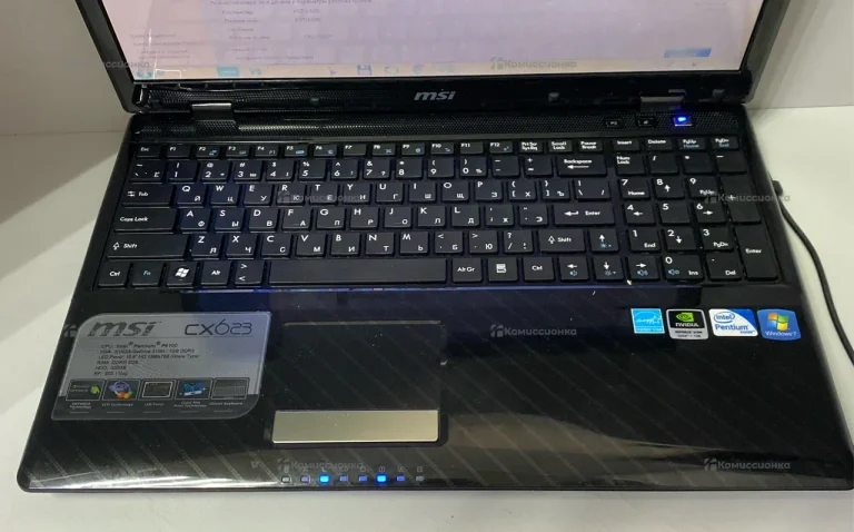 Ноутбук msi cx623 ms-168a