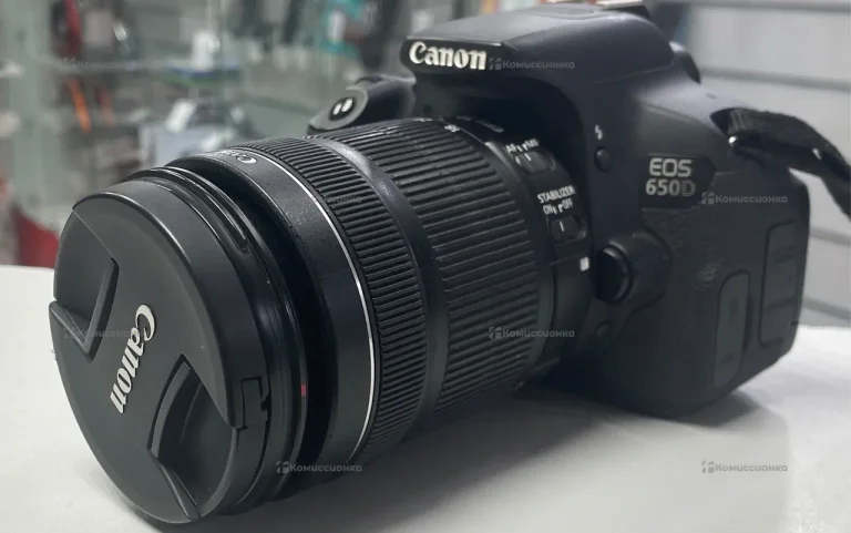 Фотоаппарат  canon 650d с объективом efs 18-135mm