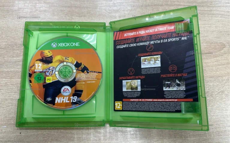 диск xbox nhl 19