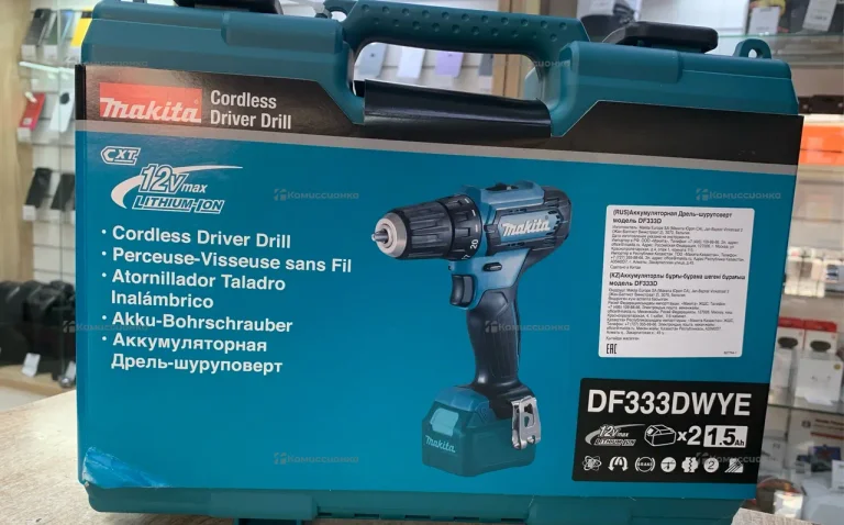 Шуруповерт Makita DF333DWYE