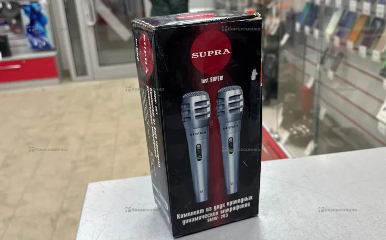Комплект из двух проводных динамических микрофоно
