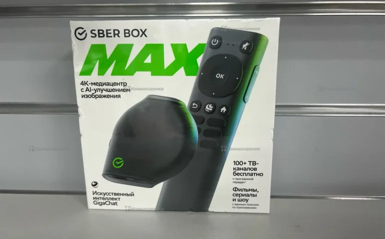 Приставка Sber box Max 4k
