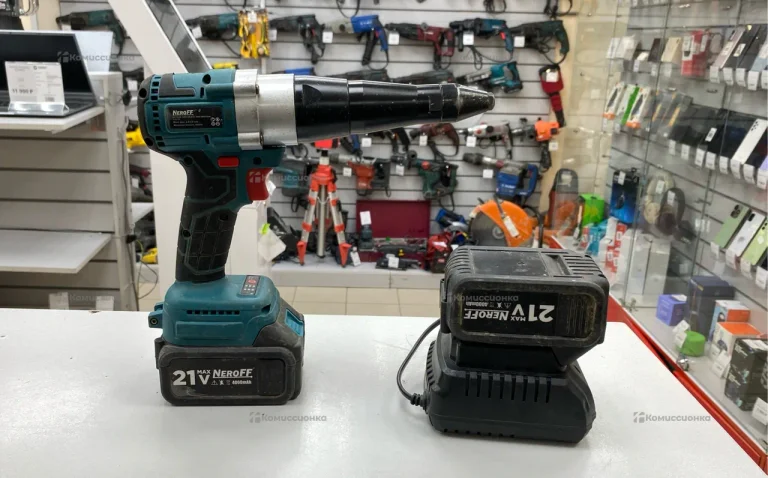 Аккумуляторный заклепочник NeroFF 21ZET-BL