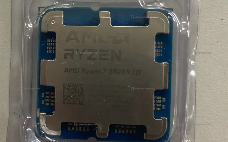 Процессор AMD Razen 7-9800X3D