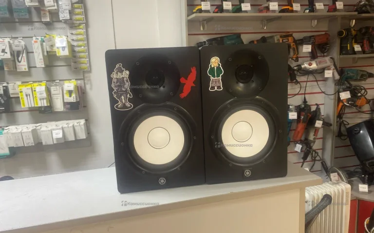 Студийные мониторы yamaha  hs7и звуковая карта vol