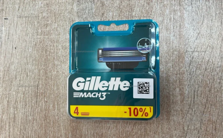 Кассеты Gillette Mach 3 4шт